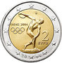 2 euromunt olympiche spelen athene